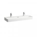 Praustuvas Laufen VAL 1200x420x115 mm, su 2 angomis maišytuvams 